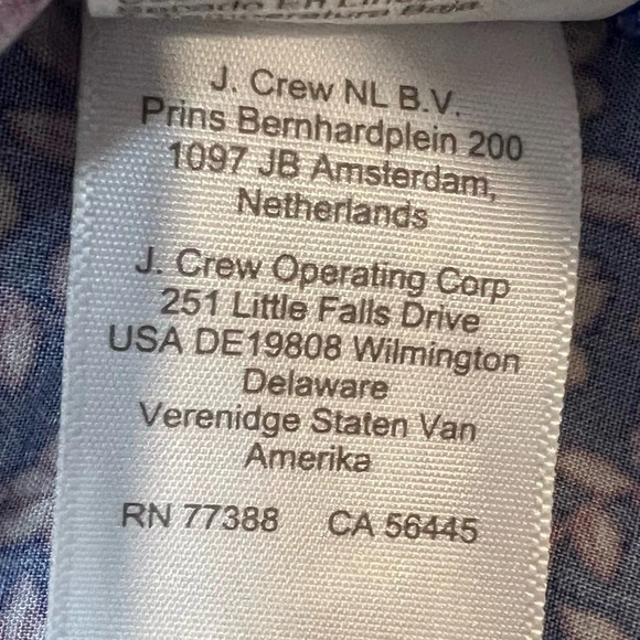 J. Crew Factory Viscose Blue Ditsy Floral Smocked Midi Dress. Size XL. - Picture 12 of 16